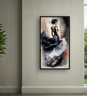Preview: Diamond Painting Flamenco Tanz